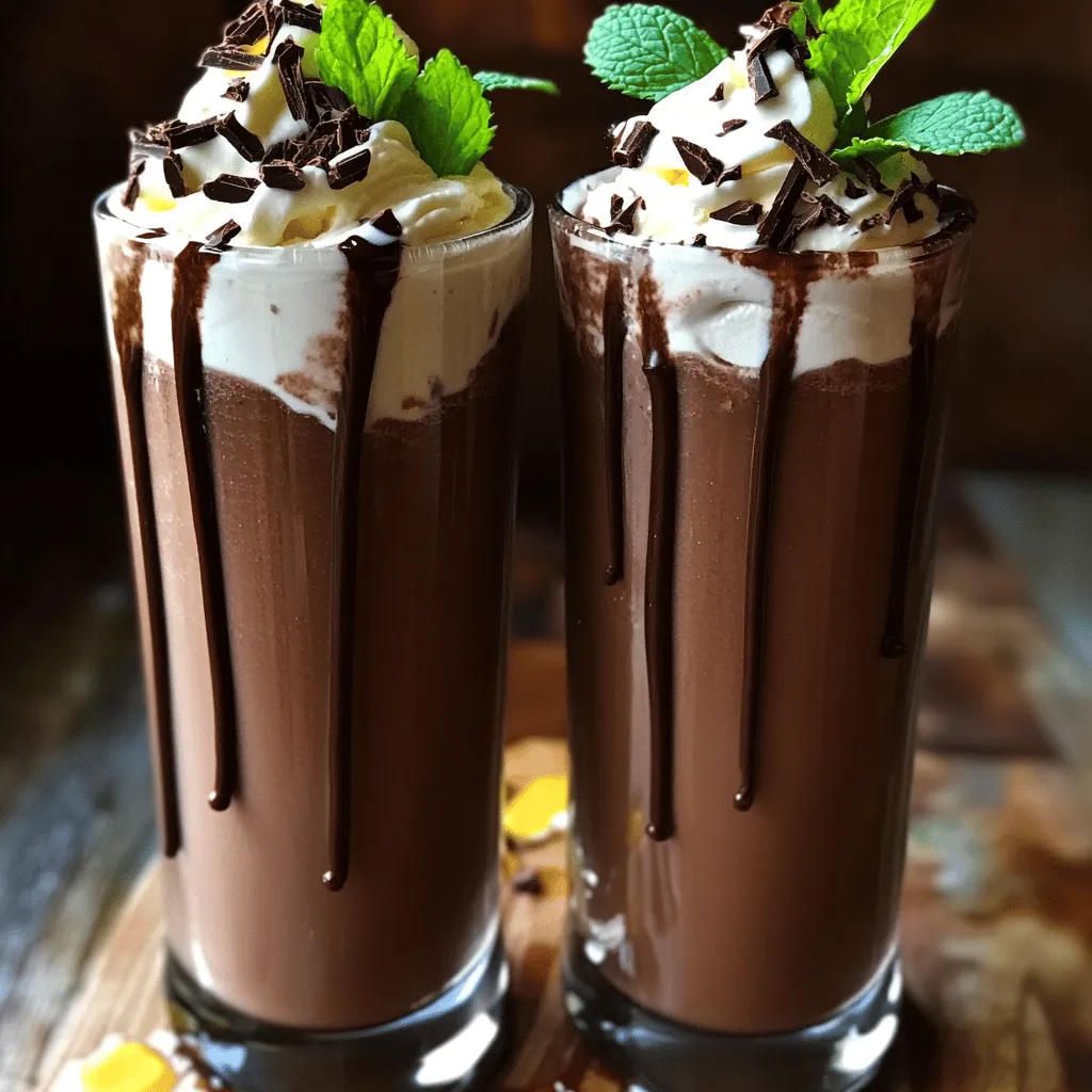 Choco-Mint Bliss Milkshake Recipe: An Indulgent Refreshment