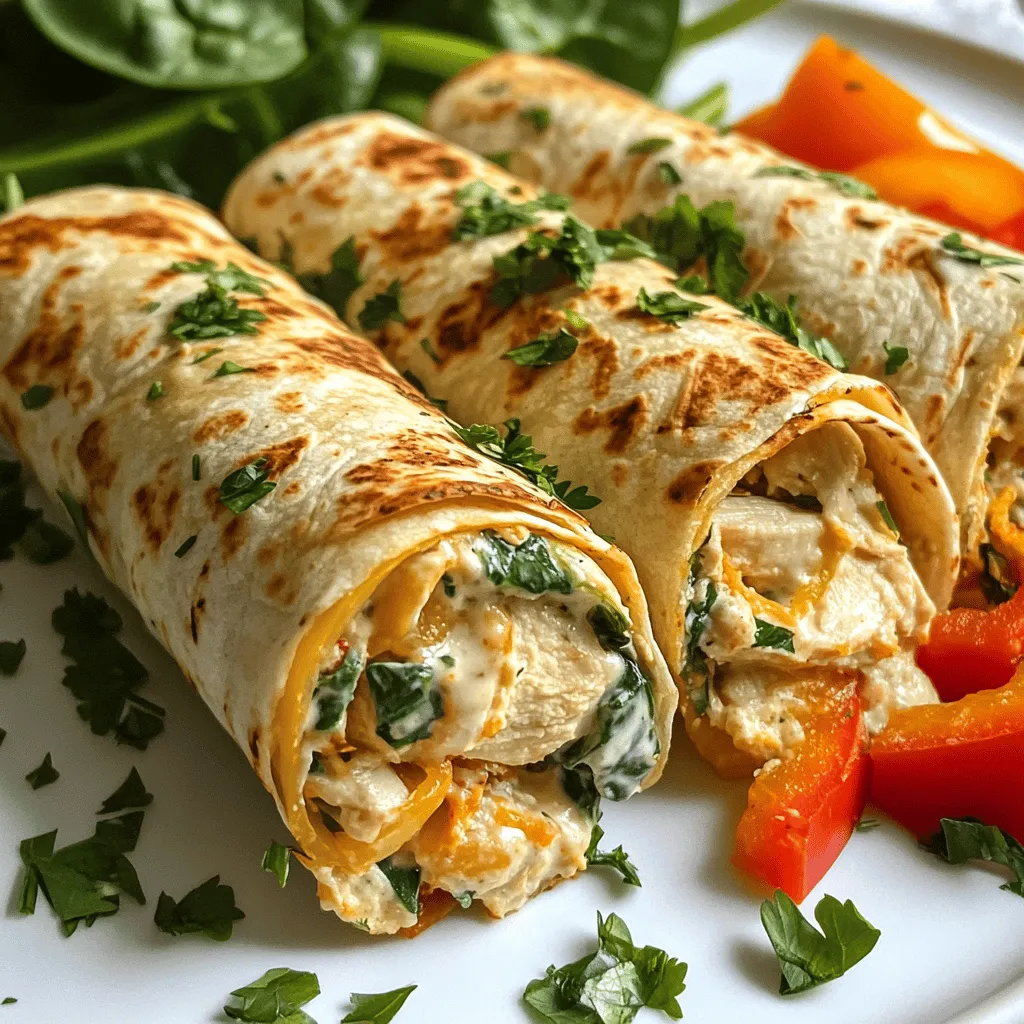 Cheesy Garlic Chicken Wraps: A Quick and Satisfying Meal