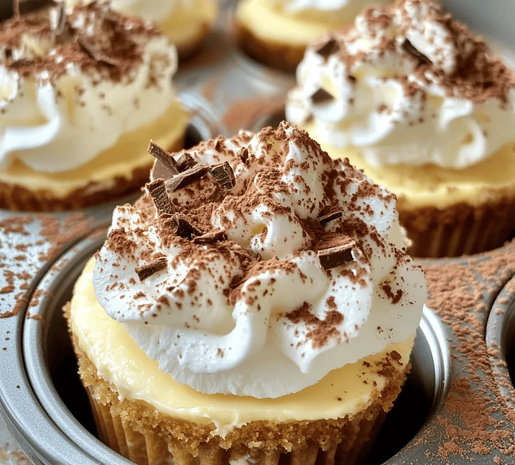 To create these delectable Mini Espresso Cheesecakes, it