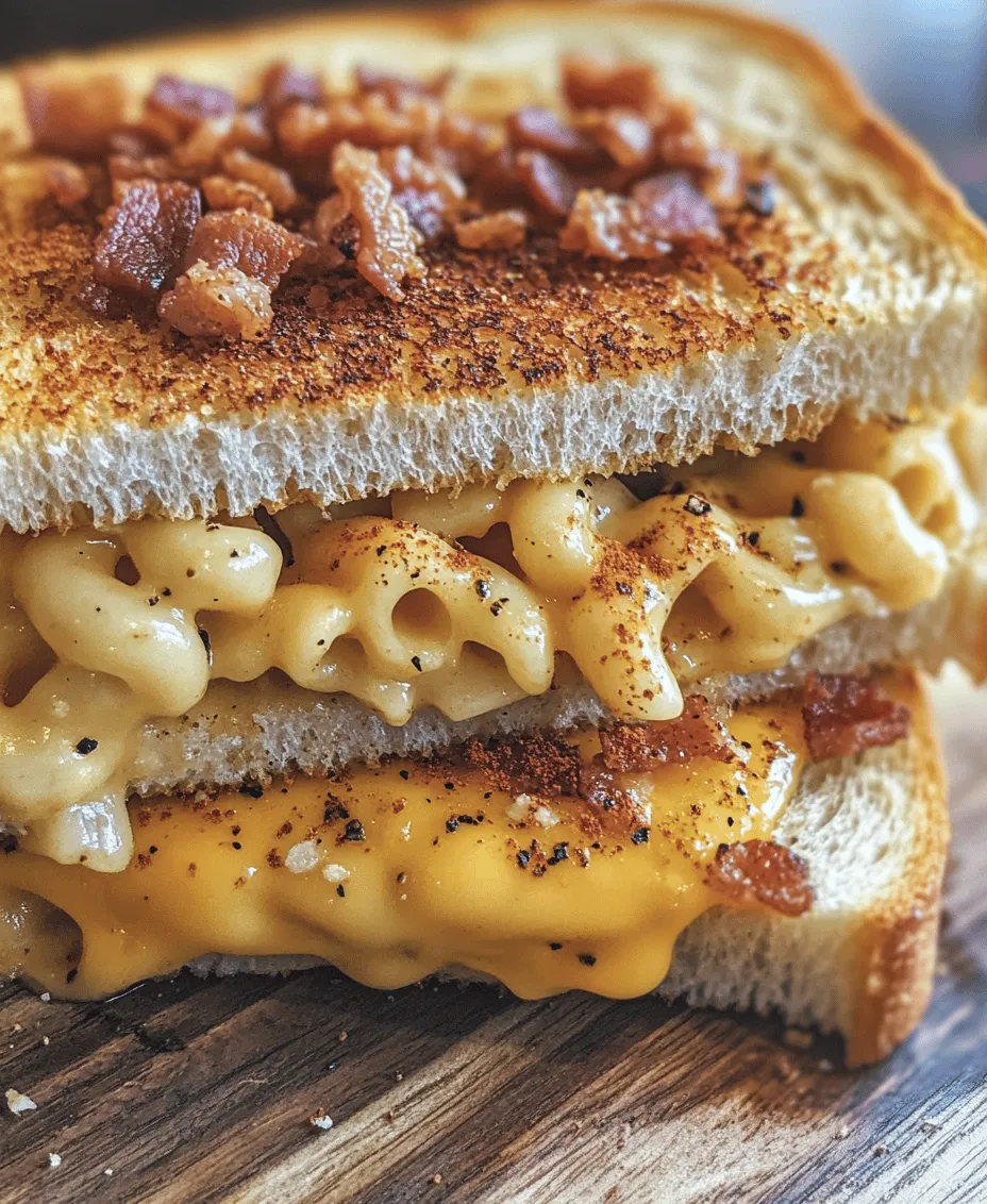 Comfort food has a special place in our hearts, evoking fond memories of childhood and simpler times. Among the myriad of comfort foods, the grilled cheese sandwich stands out as a quintessential classic. Its gooey cheese, perfectly toasted bread, and satisfying warmth make it a go-to meal for many. Now, imagine taking this beloved dish and giving it a unique twist that elevates it to new heights. Enter the Cheesy Bacon Delight Grilled Cheese Sandwich—a heavenly creation that combines the irresistible flavors of crispy bacon and creamy leftover mac 