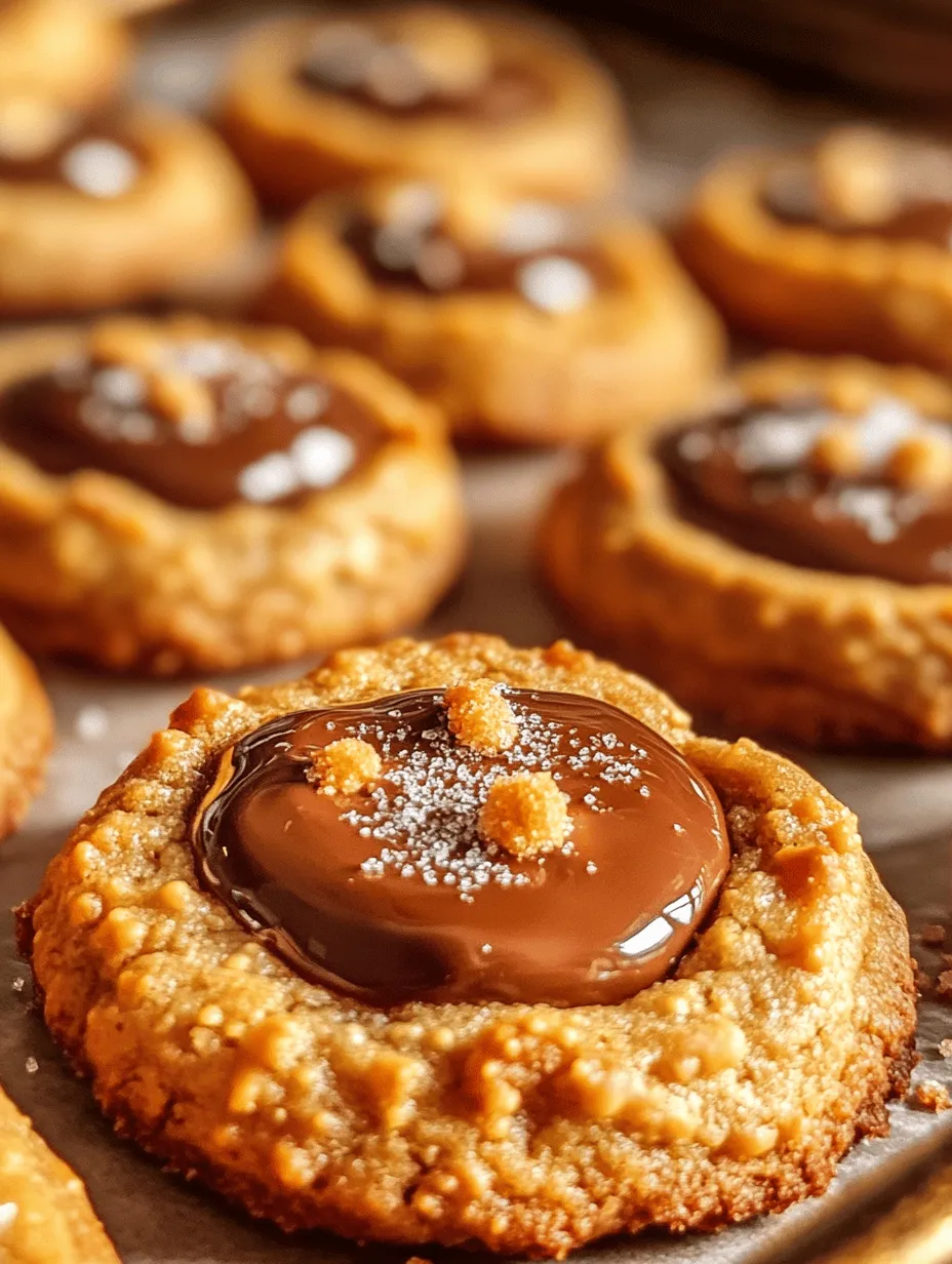 Delicious Chocolate Peanut Butter Thumbprint Cookies Recipe