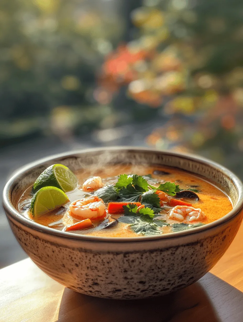 Spicy Coconut Shrimp Soup – A Flavorful Dive into Seafood Delight