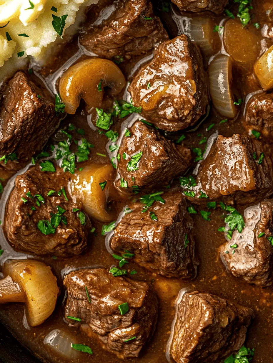 Savory Beef Tips and Gravy Delight: A Comfort Food Classic