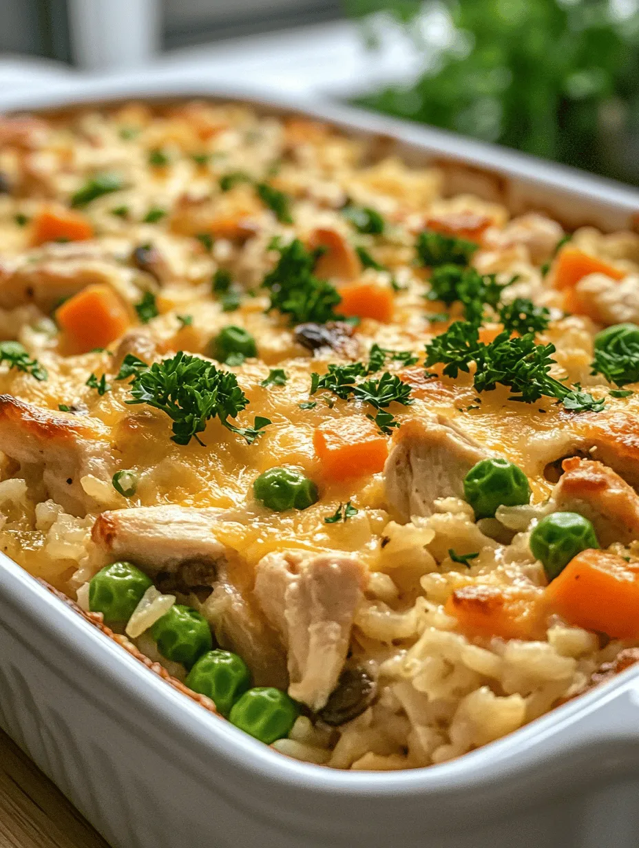 Classic Comfort Chicken and Rice Casserole