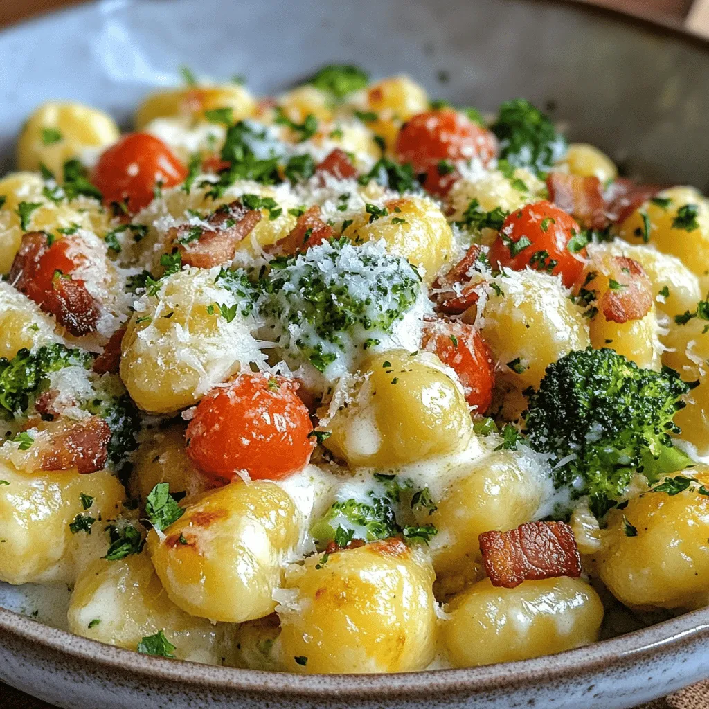 Cheesy Bliss: Boursin, Bacon &#038; Broccoli Gnocchi Recipe