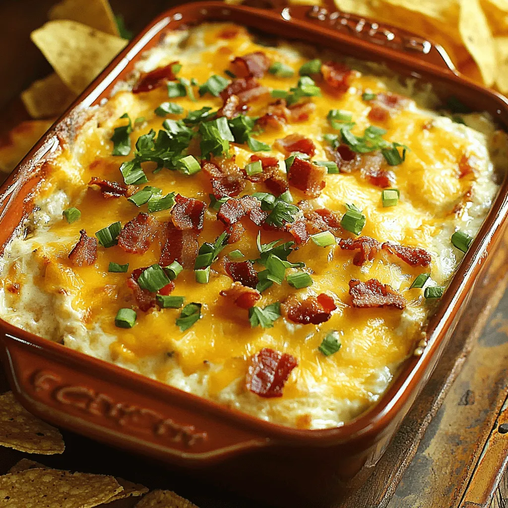 Smoky Cheesy Bacon Bliss Dip: A Crowd-Pleasing Delight