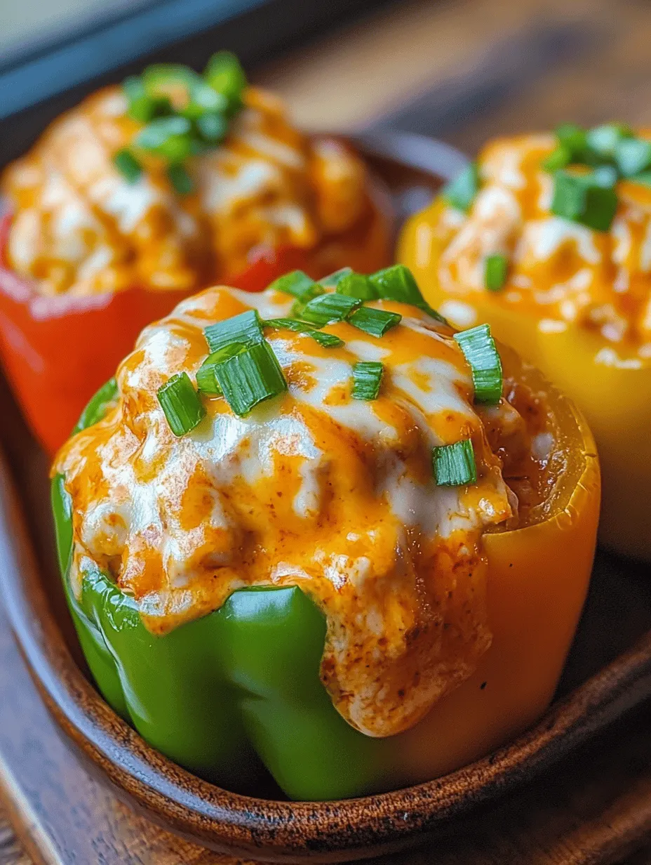 Delectable Buffalo Chicken Stuffed Peppers: A Flavorful Game Day Delight