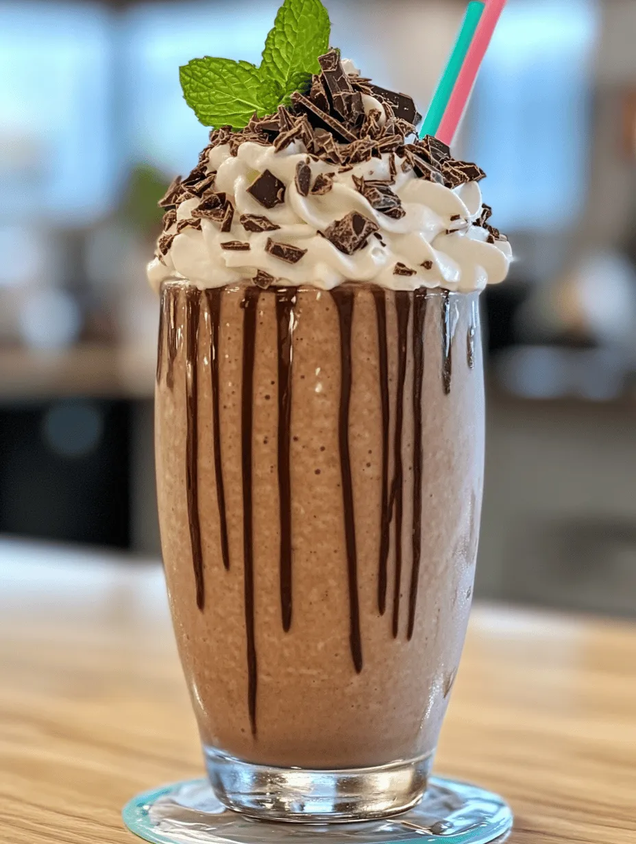Choco-Mint Dream Milkshake: A Delightful Treat for Every Occasion