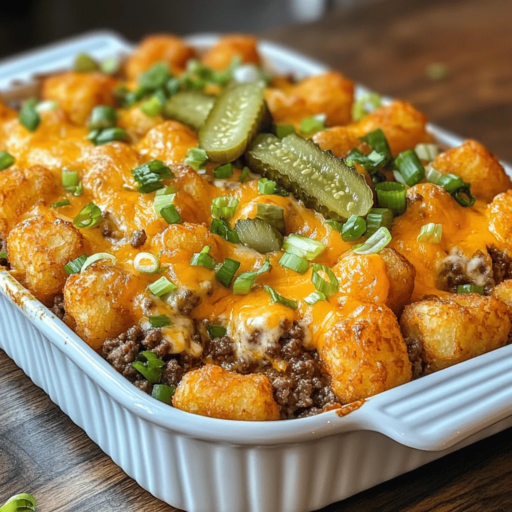 Cheeseburger Tater Tot Casserole Recipe: A Comforting Family Favorite