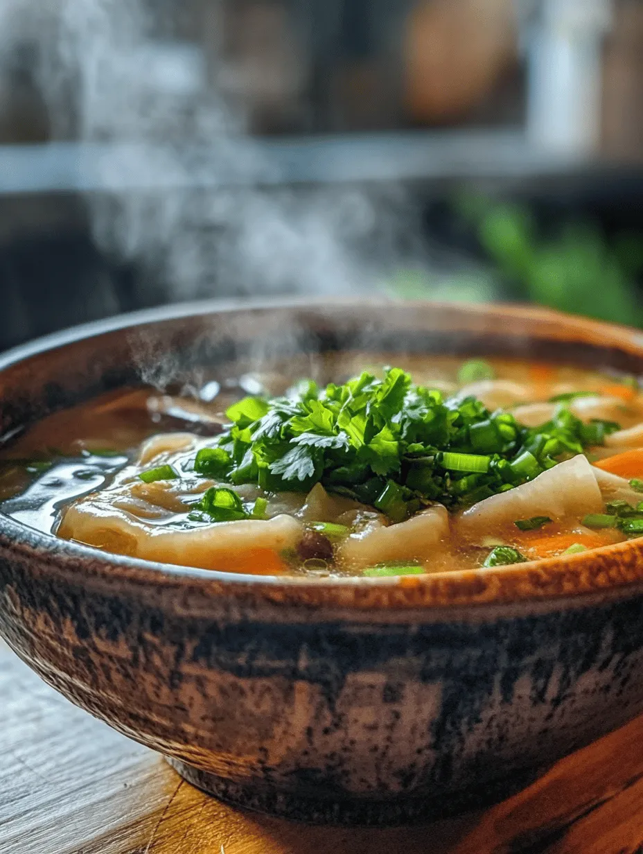 Steamy Delight Wonton Soup: A Comforting Culinary Experience