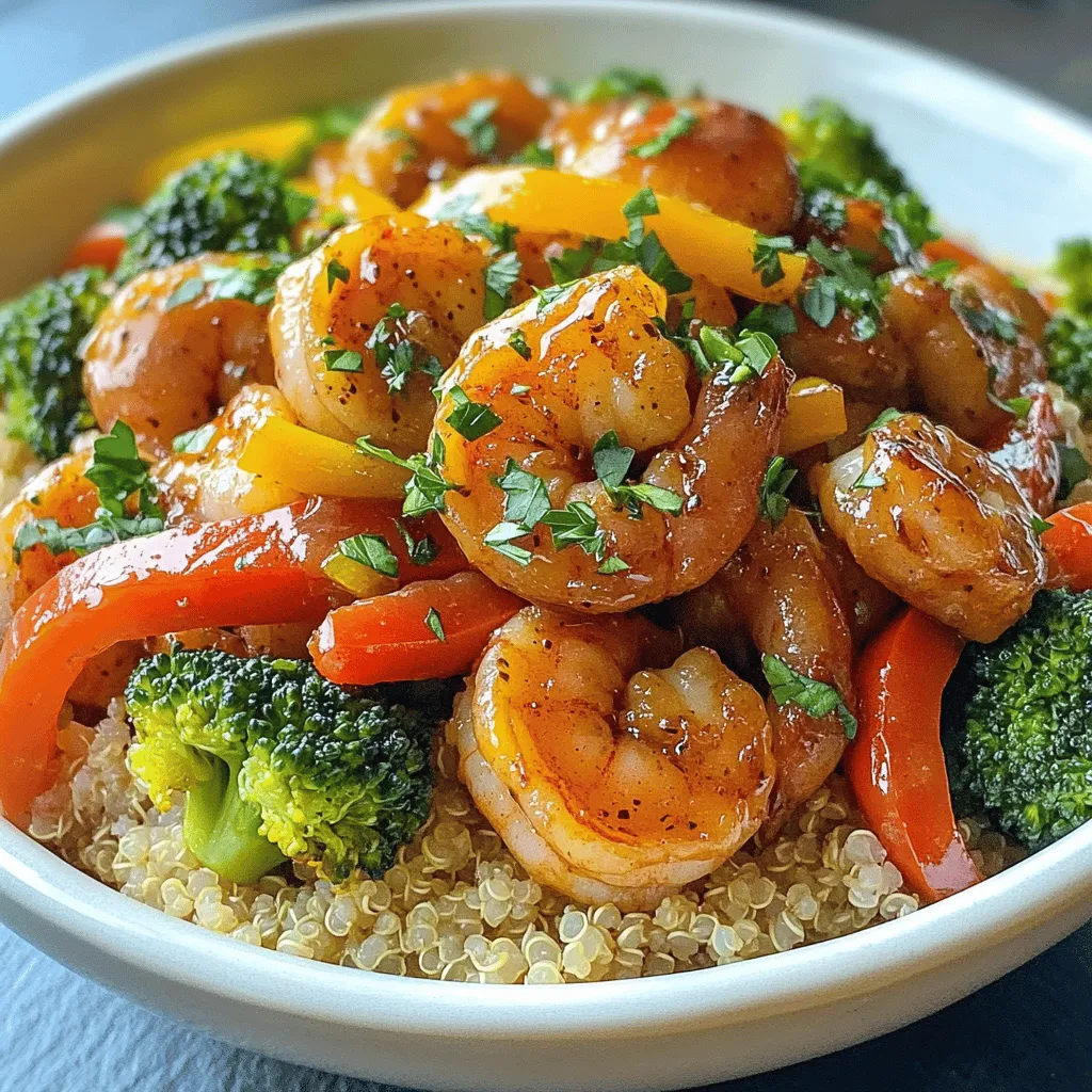 Easy Honey Garlic Shrimp with Sausage &#038; Veggies