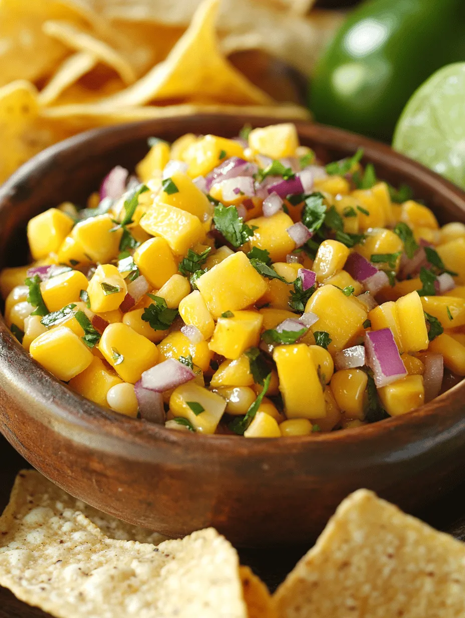 Spicy Corn Salsa with Habanero Pepper &#038; Mango: A Flavorful Fiesta