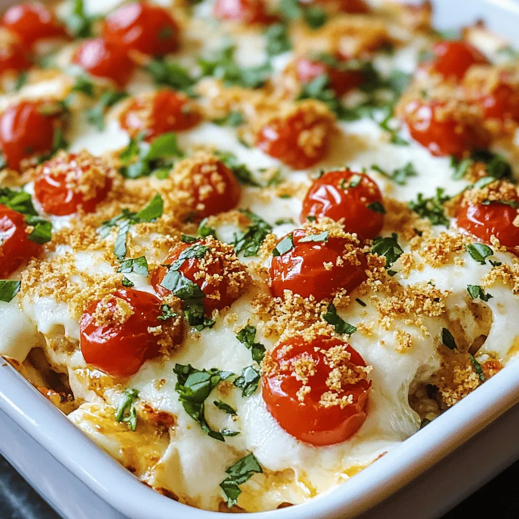 Savory Chicken Bruschetta Casserole: A Delicious Twist on a Classic Dish