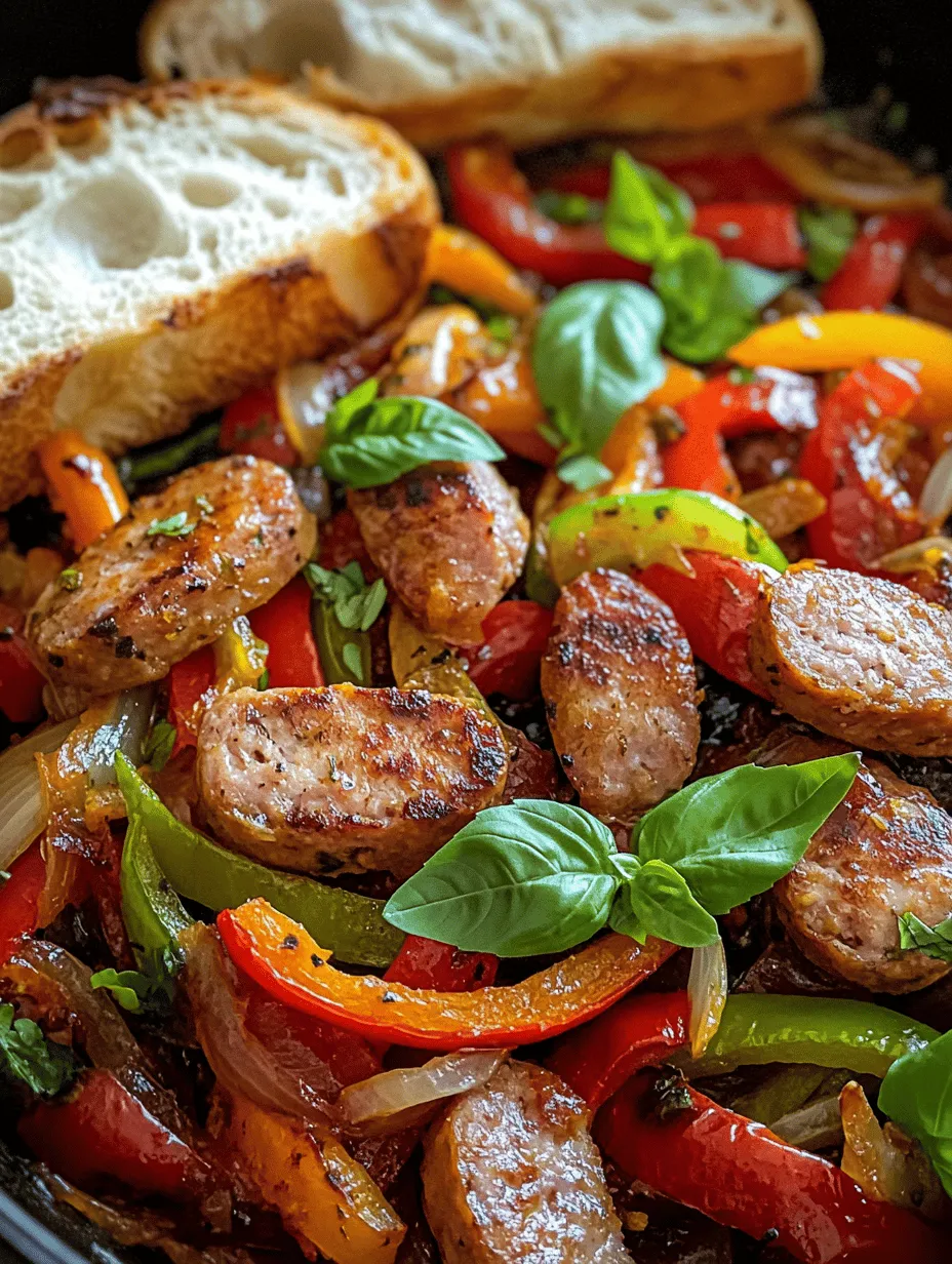Sizzling Italian Sausage with Peppers and Onions: A Flavorful Italian Classic