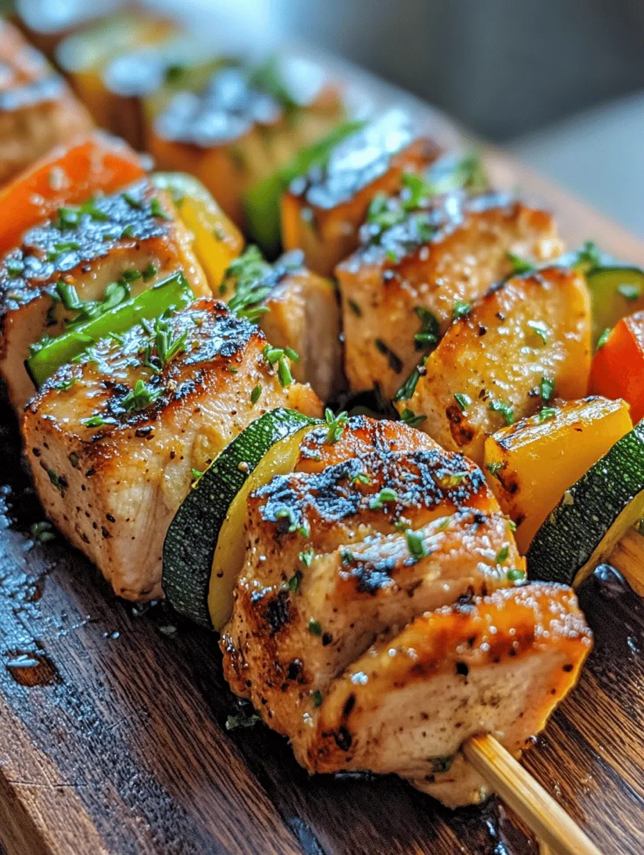 Herb and Garlic Grilled Chicken Skewers Recipe