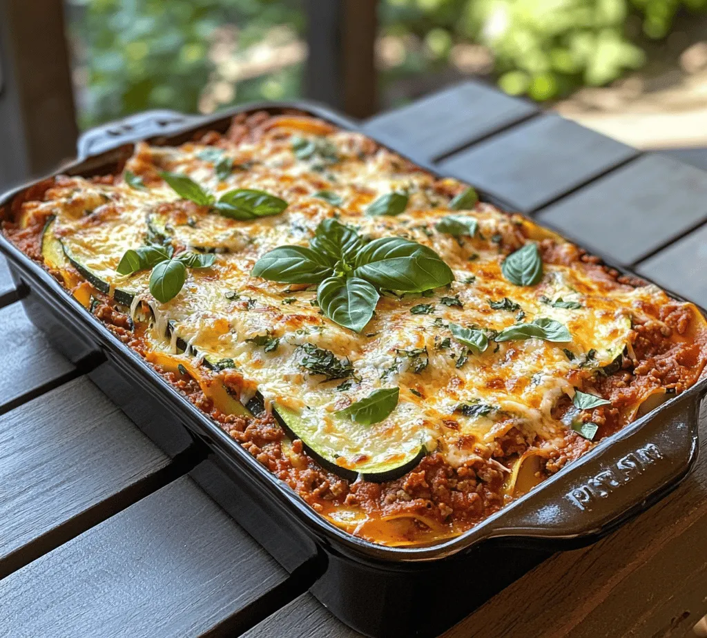 To truly appreciate the Zesty Zucchini Lasagna, it