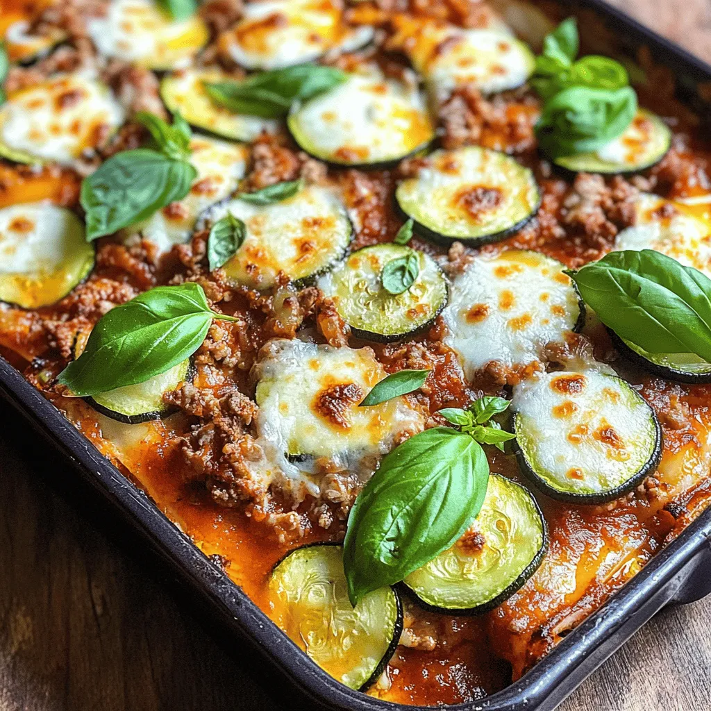 Zesty Zucchini Lasagna with Ground Turkey: A Healthy Twist on a Classic Dish