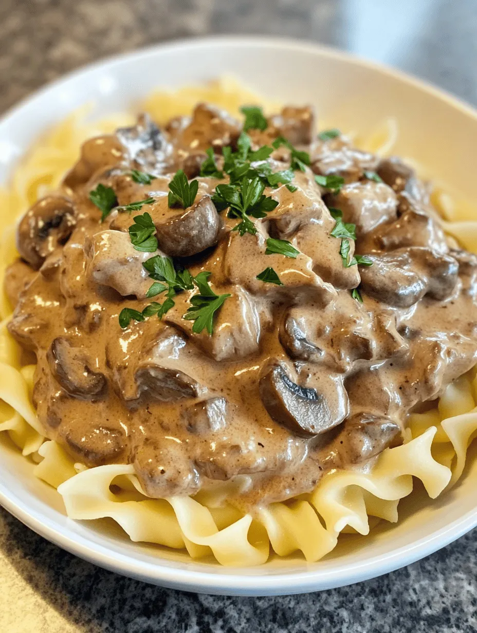Creamy Dreamy Beef Stroganoff Recipe: Indulge in Comforting Flavors