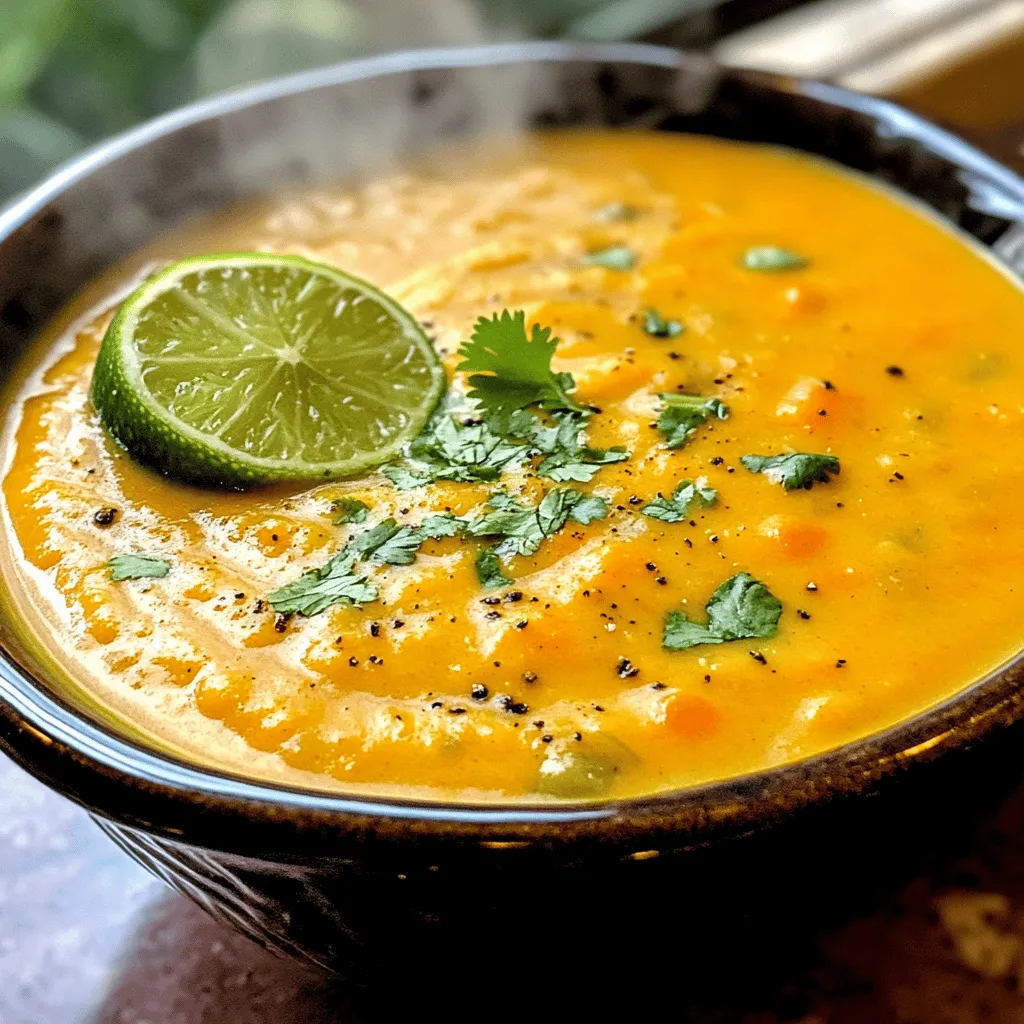 Carrot Ginger Bliss Soup: A Comforting and Nourishing Delight
