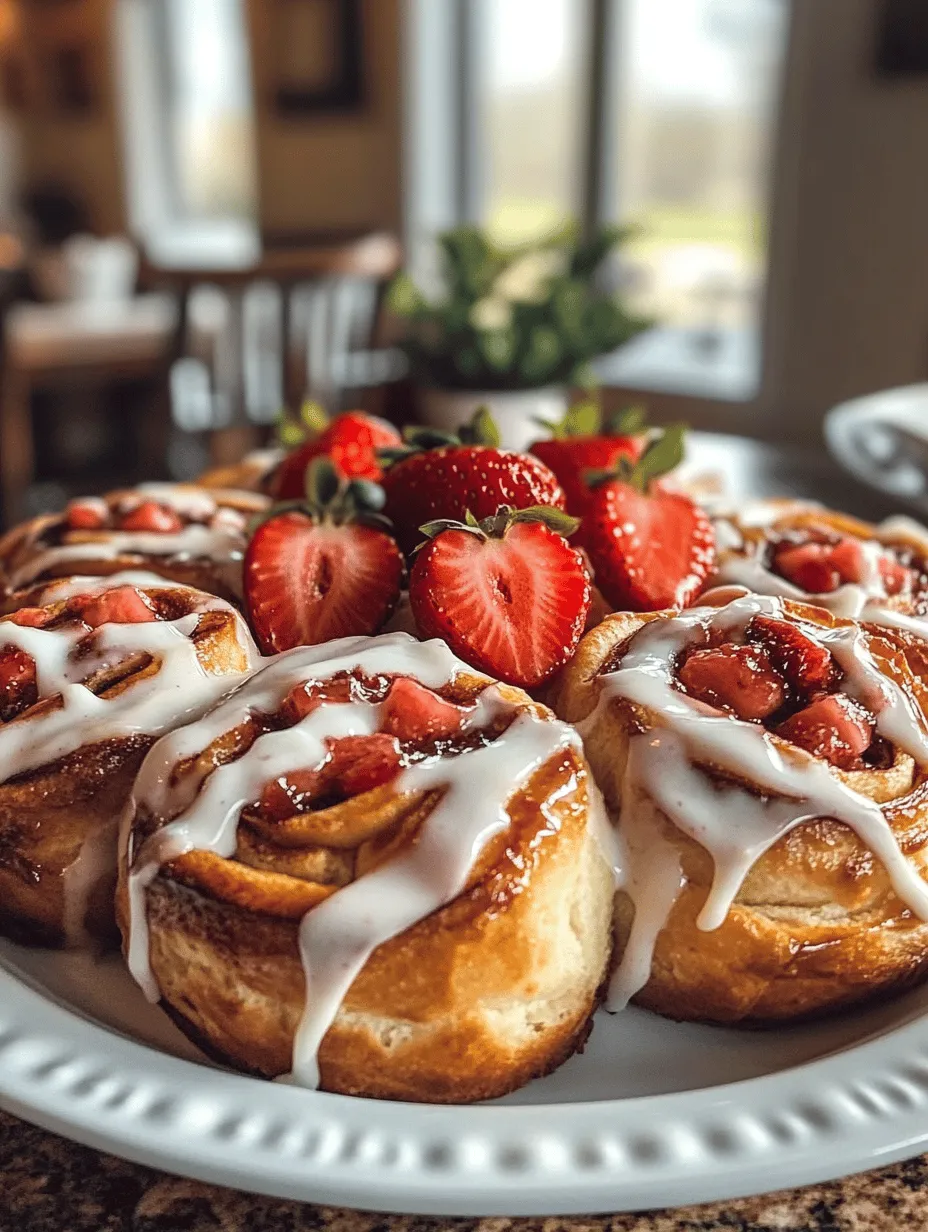 Strawberry Cheesecake Sweet Rolls: A Delightful Indulgence