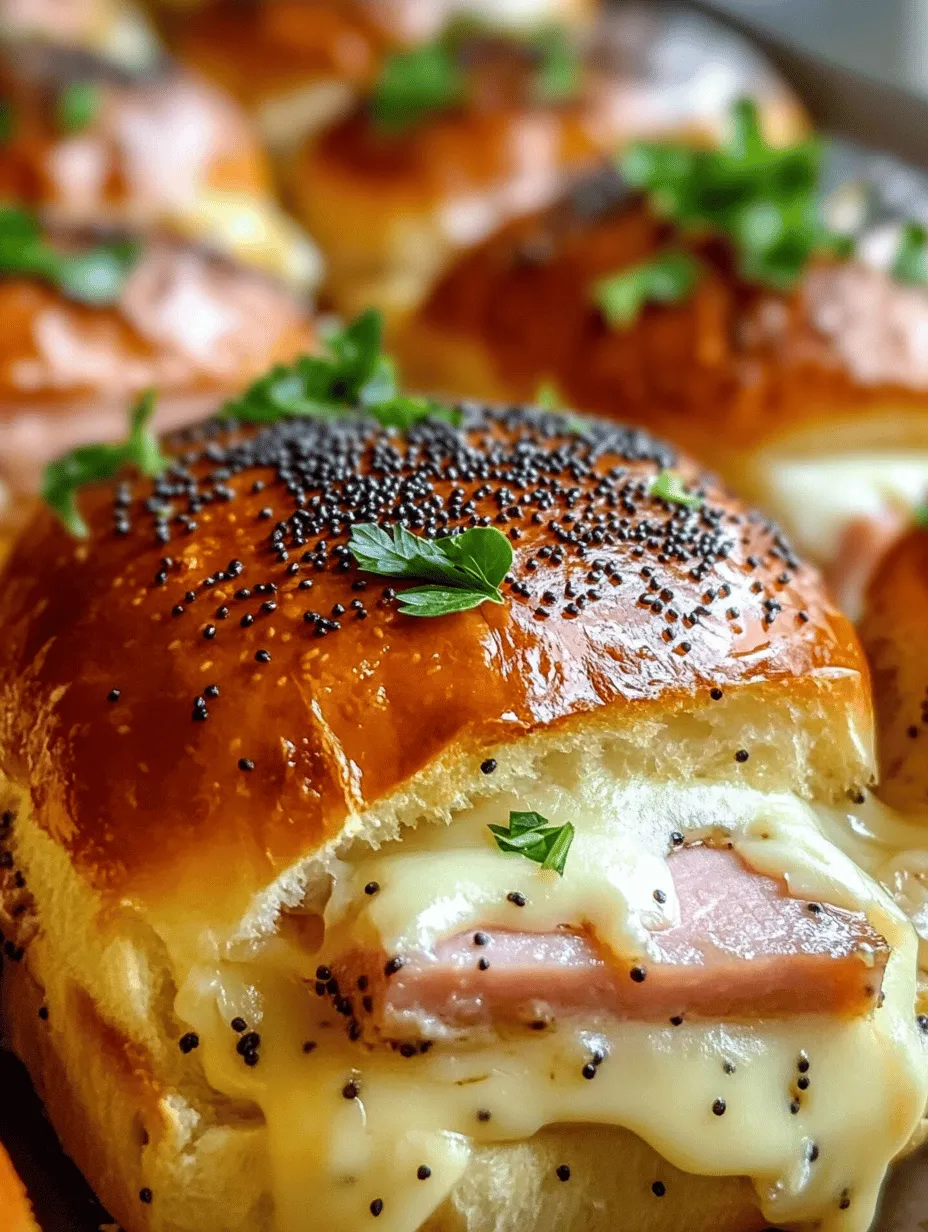 Cheesy Heaven Ham Sliders