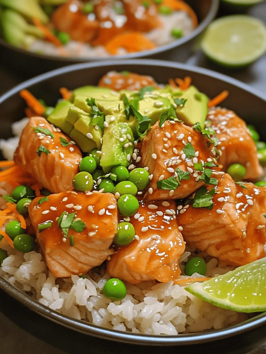 Honey Sriracha Glazed Salmon Bowls: A Flavorful and Healthy Delight