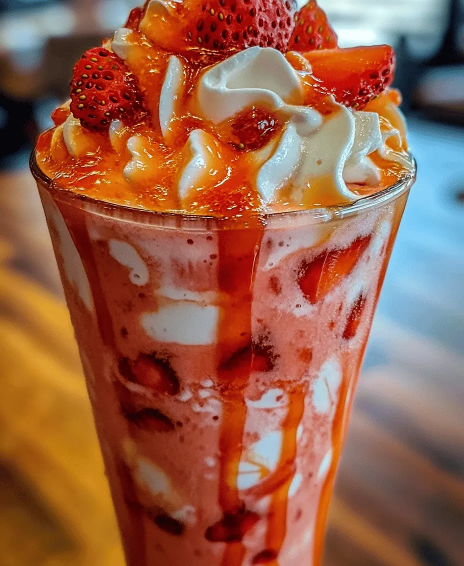 As the warm sun graces our days and the air becomes fragrant with blooming flowers, there’s no better way to celebrate the sweetness of summer than with a refreshing frappuccino. This beloved beverage has taken the coffee world by storm, combining the best aspects of chilled coffee with luxurious flavors and textures. Among the myriad of frappuccino options, the Strawberries & Cream Frappuccino stands out as a vibrant, fruity delight that captivates the senses. Its luscious blend of fresh strawberries, creamy vanilla ice cream, and refreshing milk creates a symphony of flavors that is not only delicious but visually stunning, making it the perfect treat for warm days.