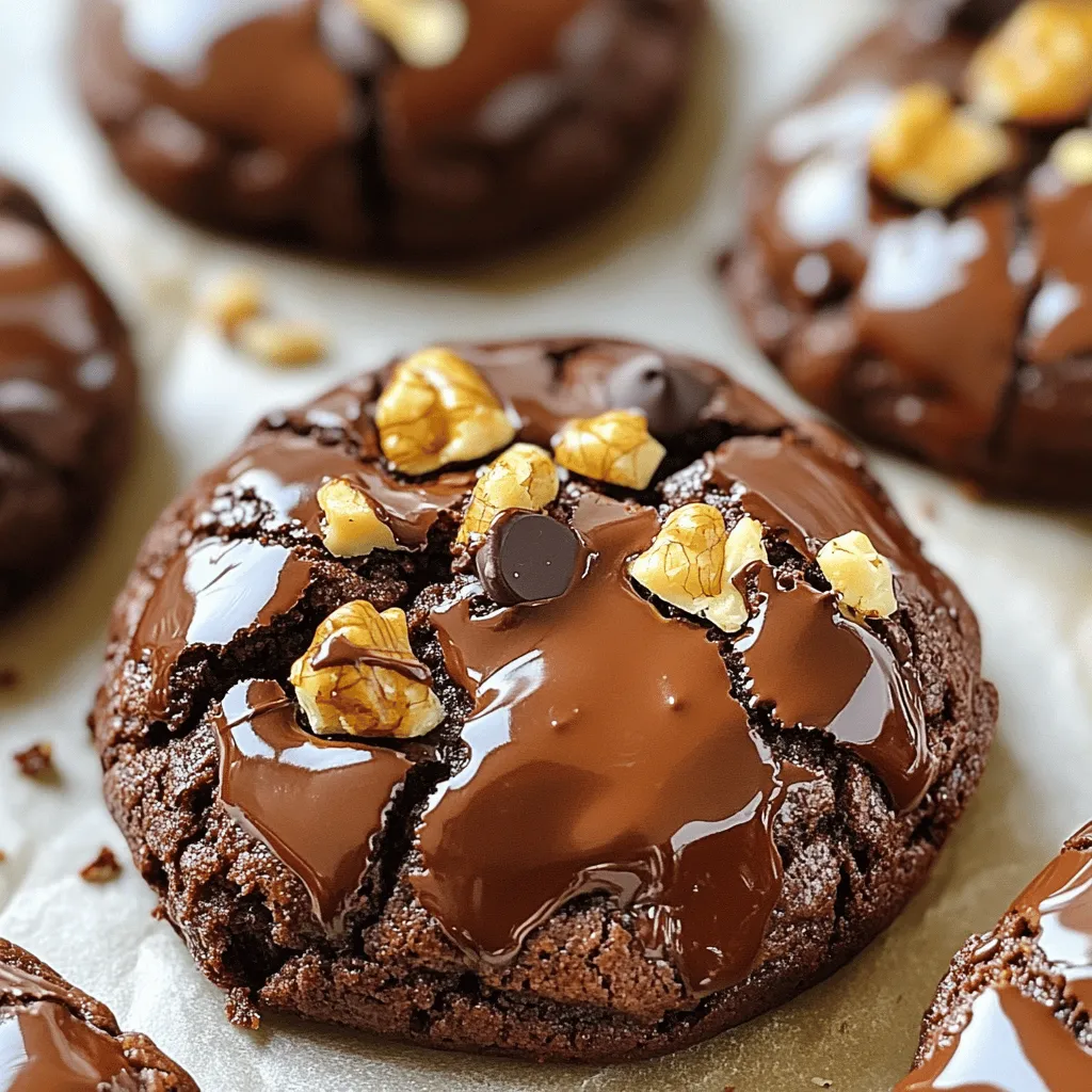 20 Minute Fudgy Chocolate Brownie Cookies