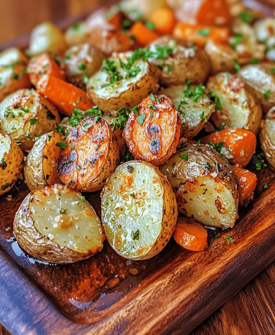 When it comes to side dishes that can elevate any meal, Garlic-Herb Roasted Potatoes and Carrots stand out as a favorite for many home cooks and food enthusiasts alike. This vibrant dish combines the earthy flavors of baby potatoes with the natural sweetness of baby carrots, all lovingly roasted to perfection with aromatic garlic and fresh herbs. Whether you