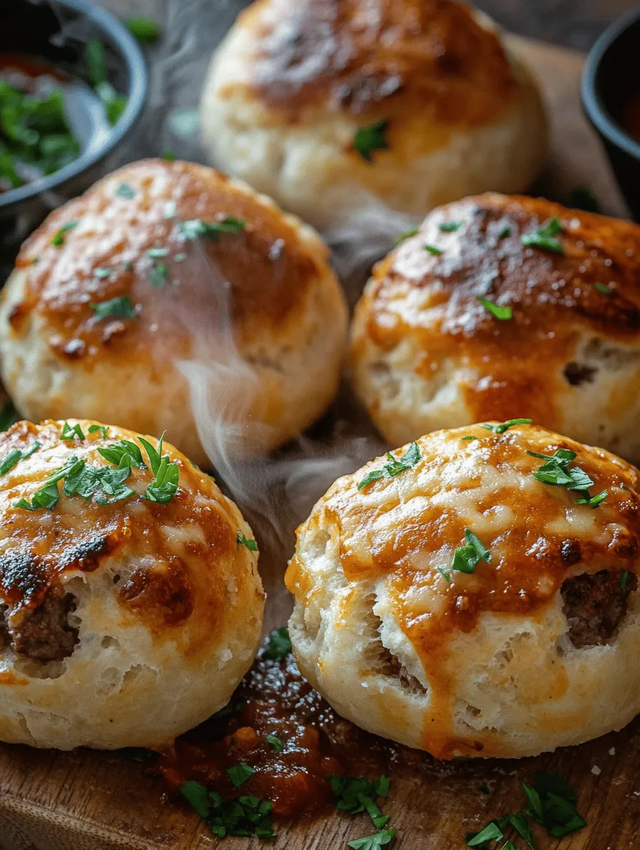The Ultimate Comfort Food – Garlic Parmesan Cheeseburger Bombs