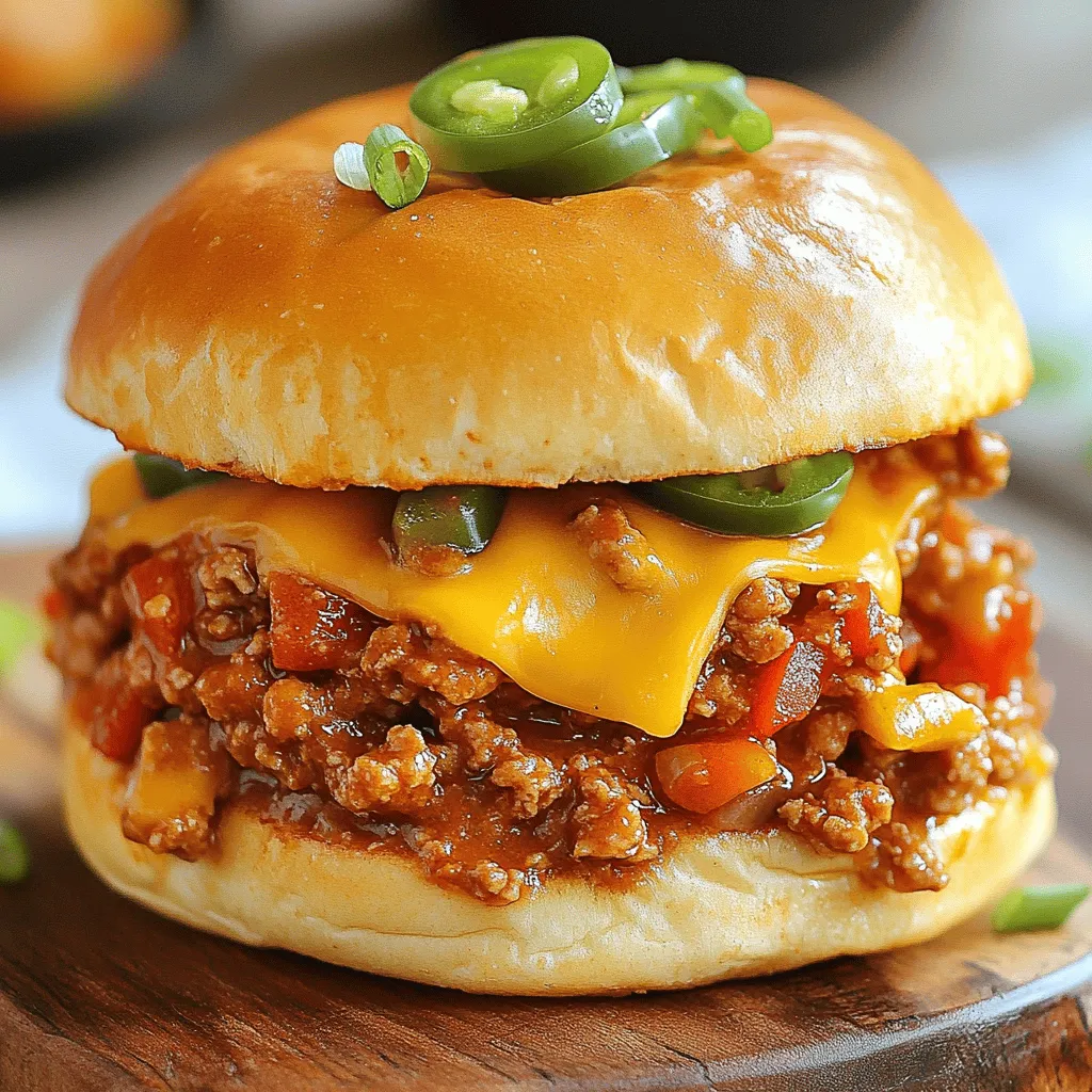 Delicious Cajun Chicken Sloppy Joes