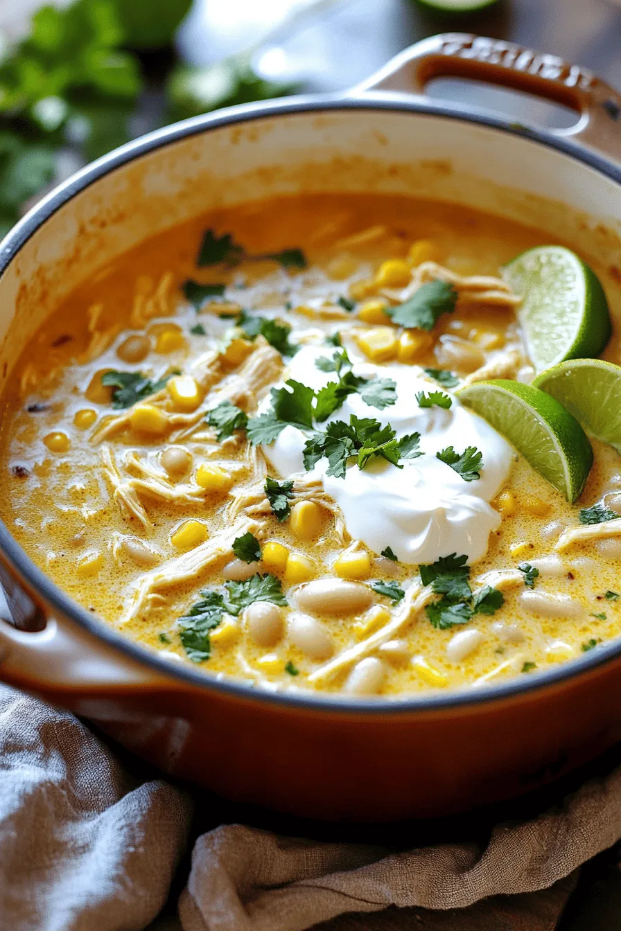 Creamy White Chicken Chili: A Comforting Delight