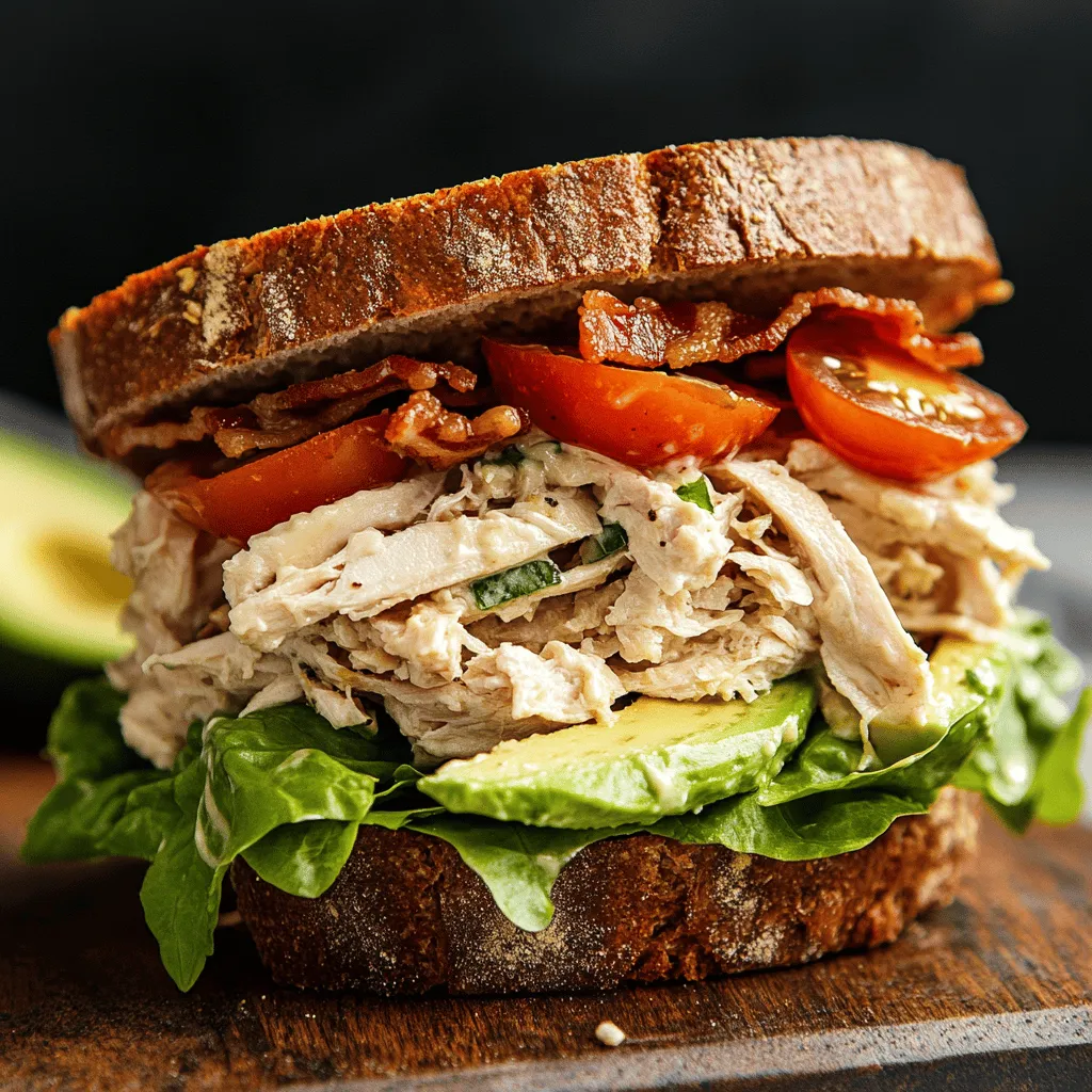 Savory BLT Chicken Salad Sandwich: A Delightful Culinary Journey