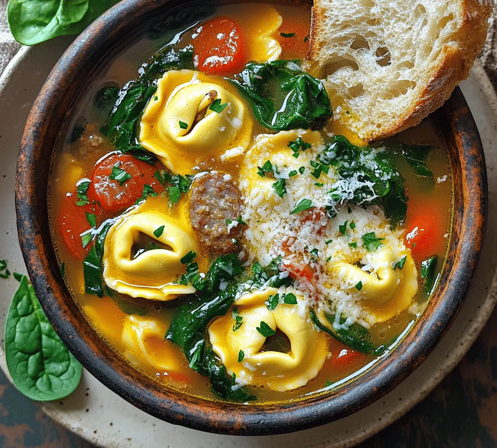 Soups have long held a cherished place in home cooking, warming hearts and bellies during chilly nights and bringing families together around the table. There’s something undeniably comforting about a steaming bowl of soup, especially when it’s packed with flavors and nutrients. Among the myriad of soup options, one stands out for its hearty and wholesome appeal: Hearty Sausage Tortellini Soup. This dish is not only a feast for the senses but also a well-balanced meal that satisfies both the palate and the body.