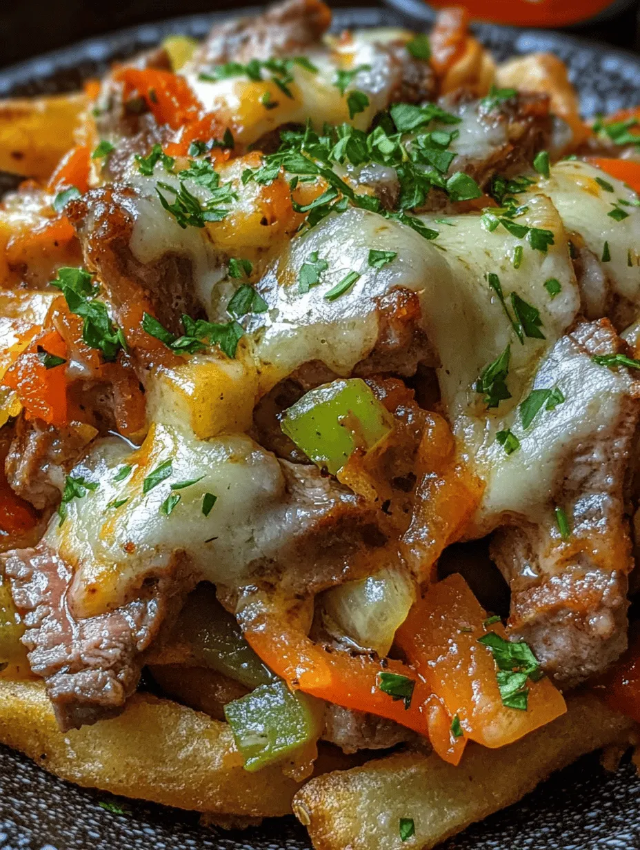 Philly Steak Cheese Fries Recipe