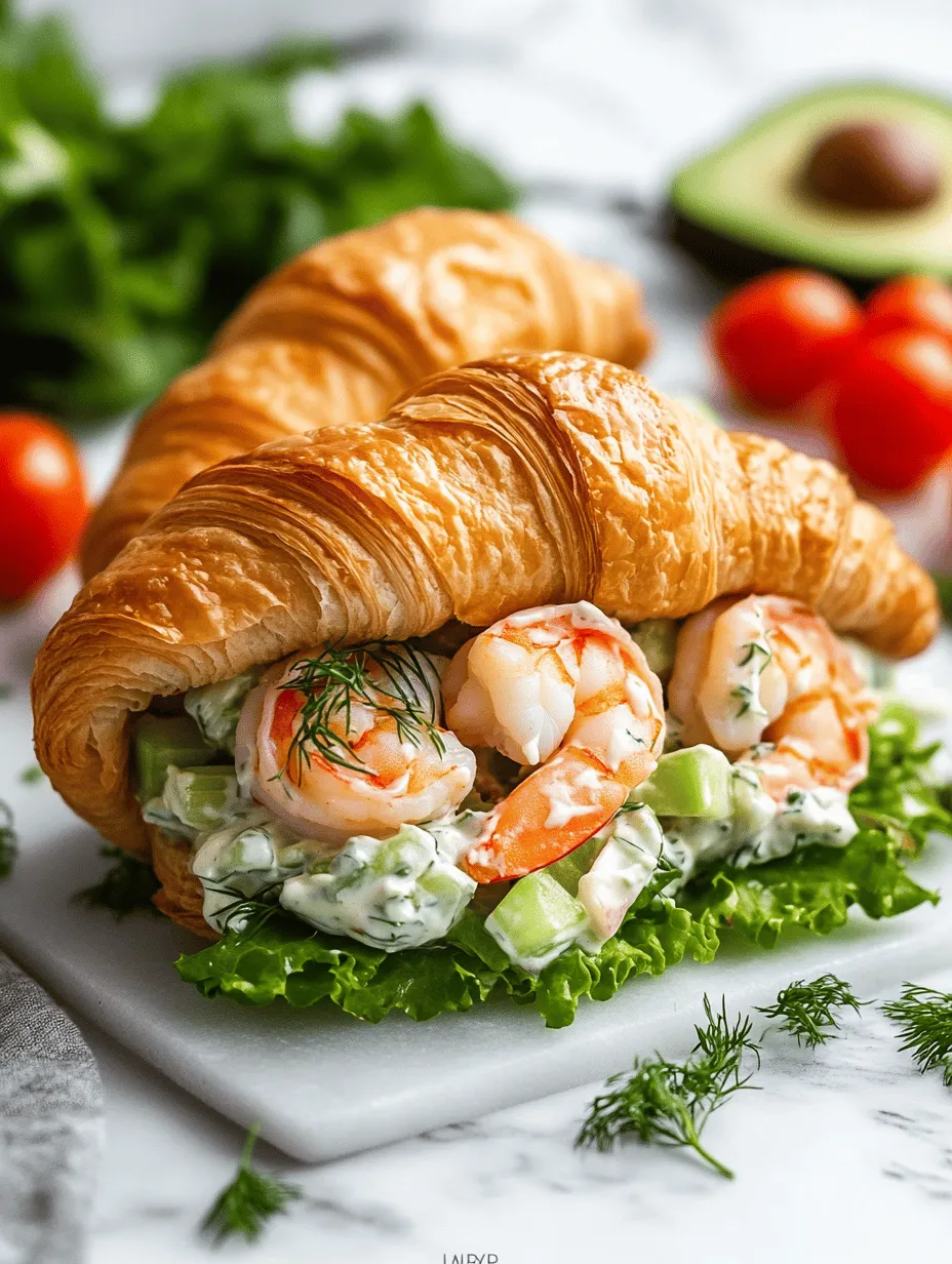Shrimp Salad Croissant Sandwich: A Delightful Culinary Experience