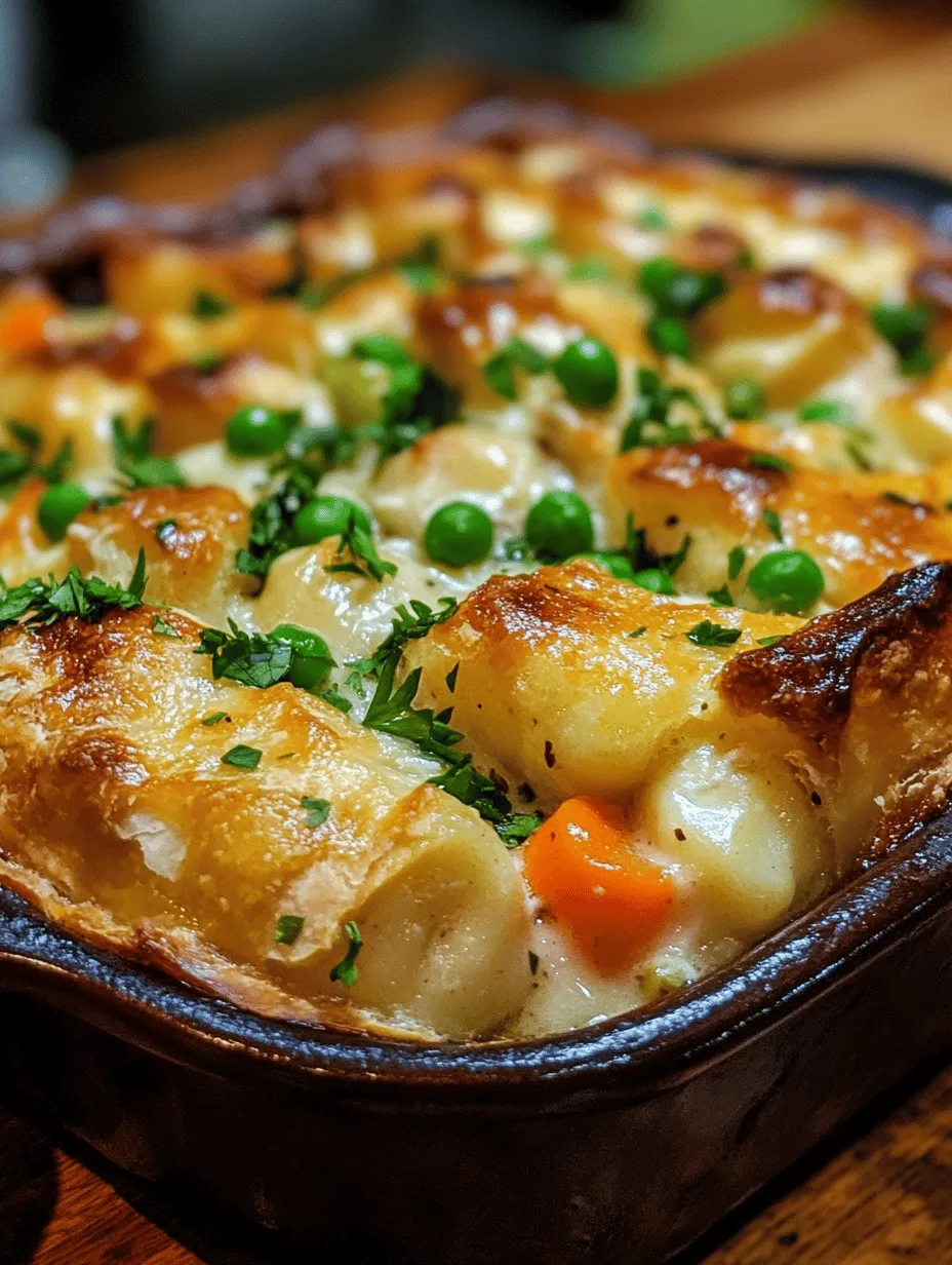 Gnocchi Chicken Pot Pie: A Comforting Culinary Delight