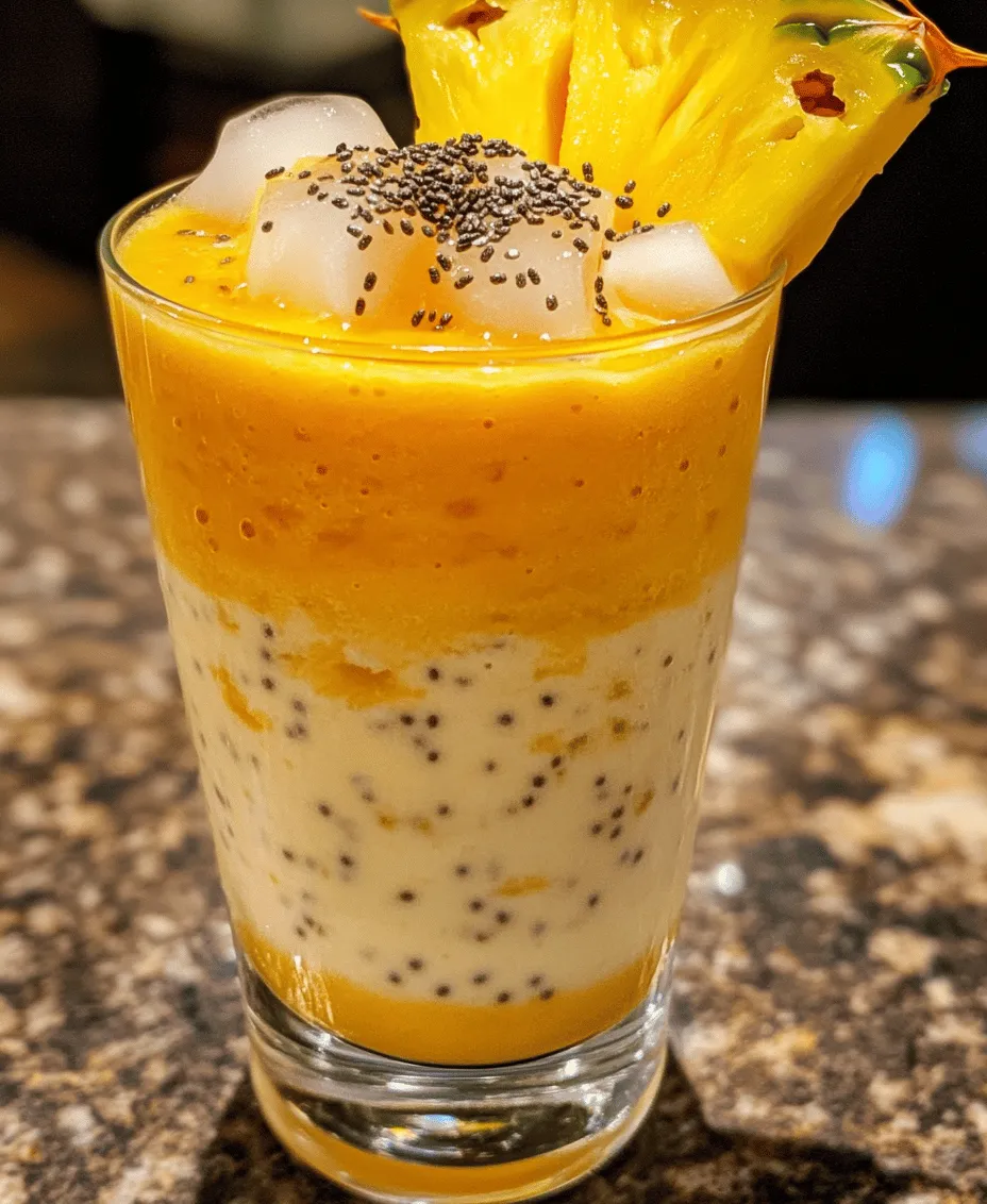 Are you ready to embark on a sensory journey to a sun-soaked beach with each sip? The Tropical Paradise Smoothie is not just a delicious beverage; it