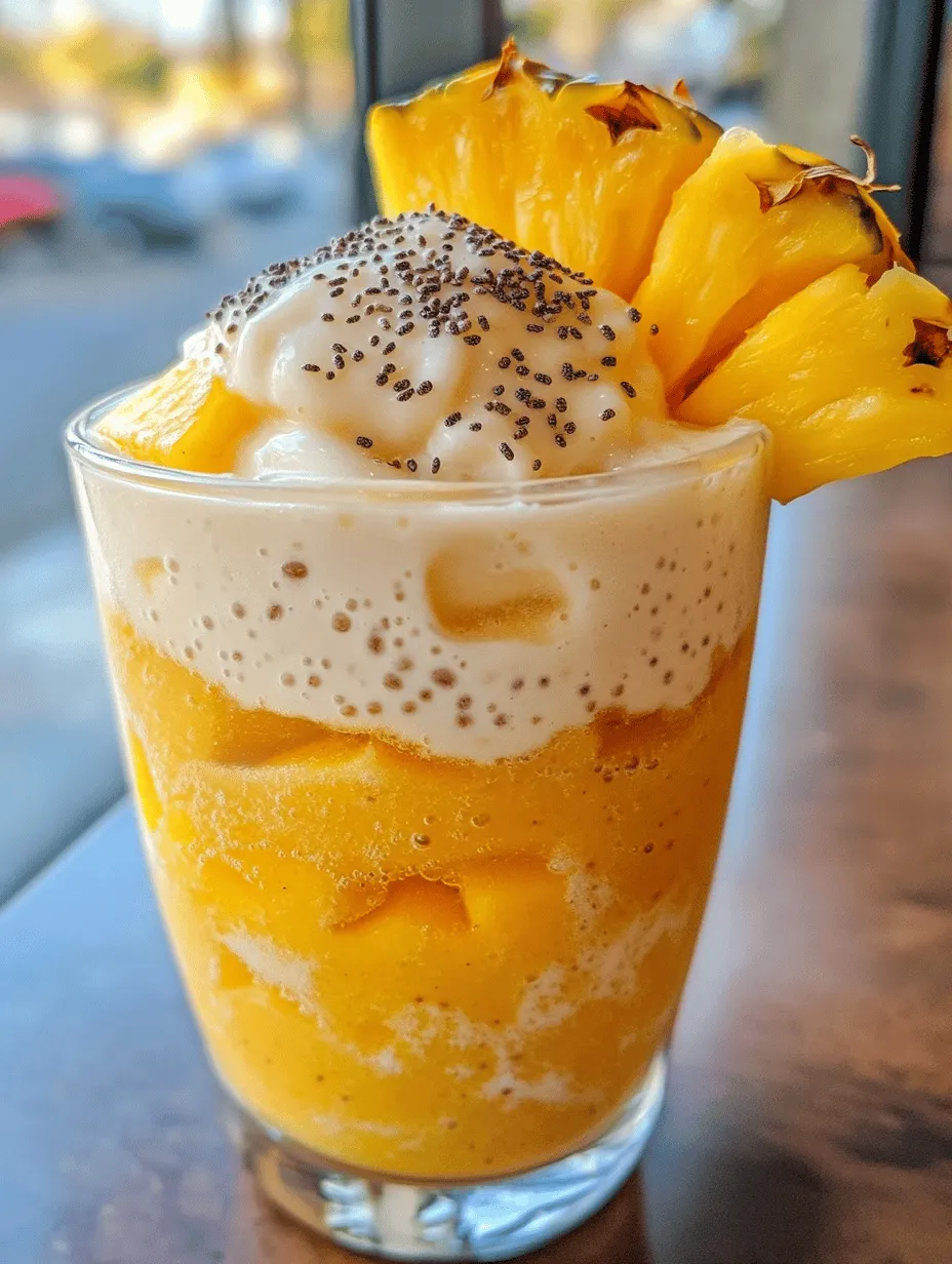 Indulge in a Tropical Paradise Smoothie: A Refreshing Recipe for All Seasons