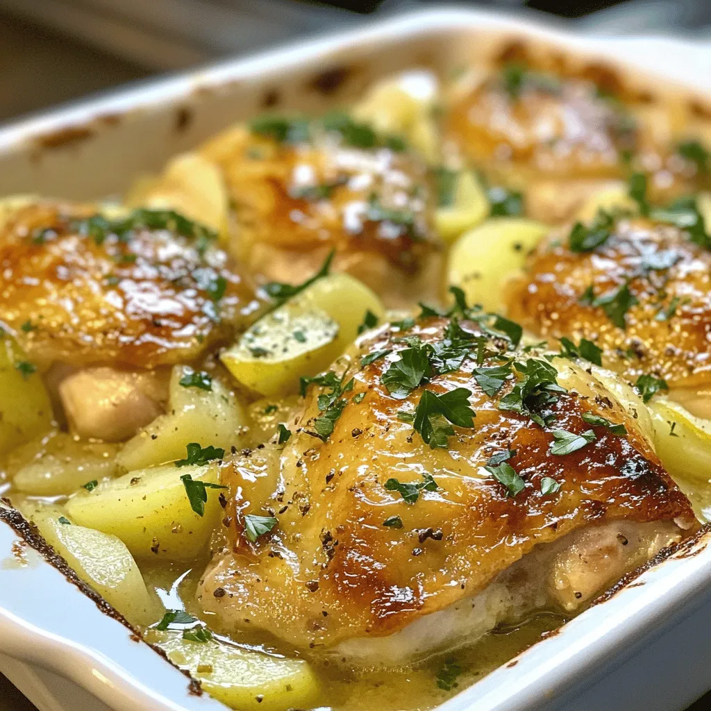 French Chicken Casserole à la Normande