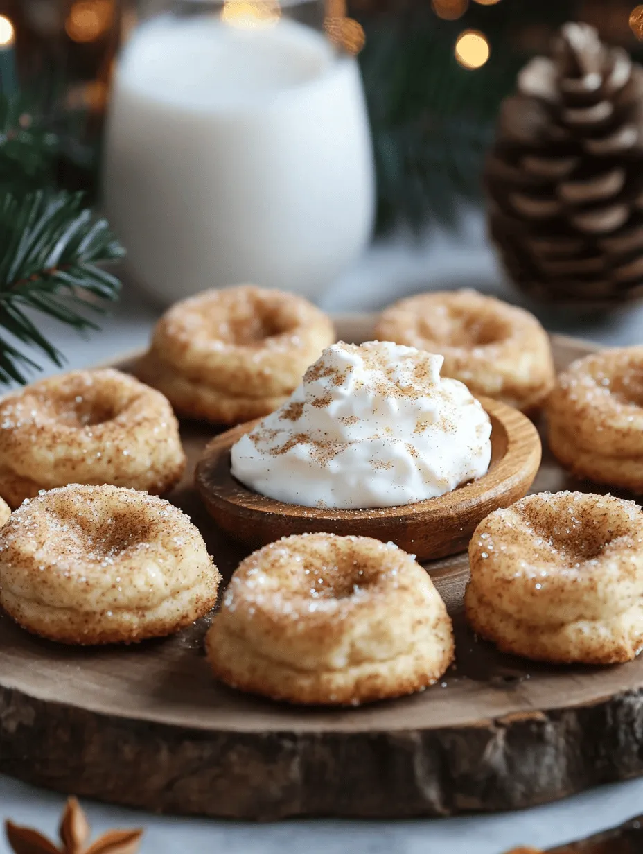Eggnog Snickerdoodle Thumbprint Cookies: A Festive Delight