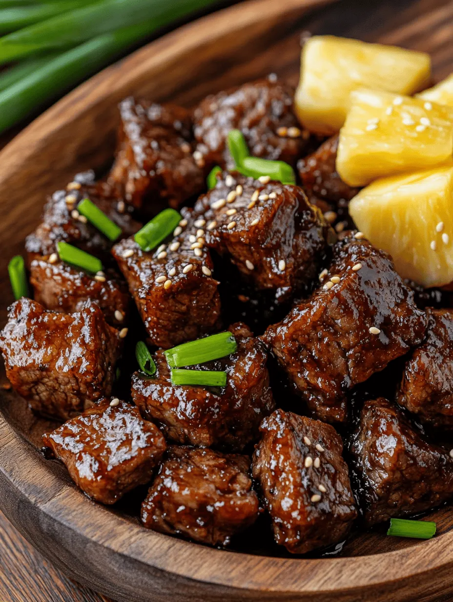 Sticky Pineapple Brown Sugar Glazed Beef – A Flavor Explosion!