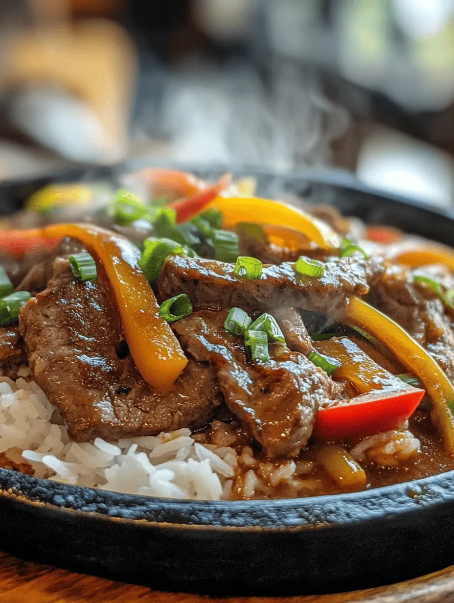 Sizzling Chinese Pepper Steak with Onions: A Flavorful Journey