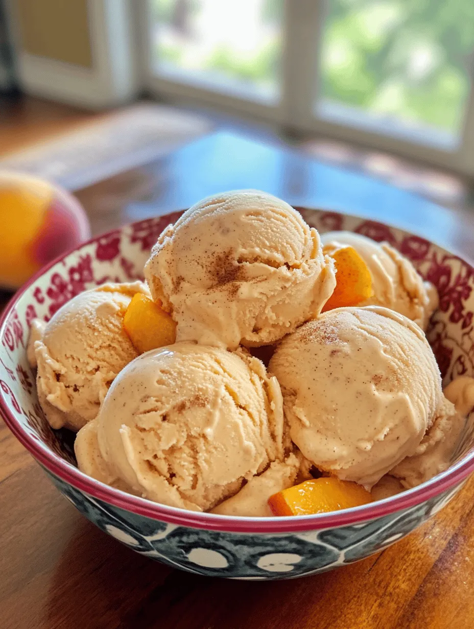 Homemade Peach Ice Cream: Summer in a Scoop!