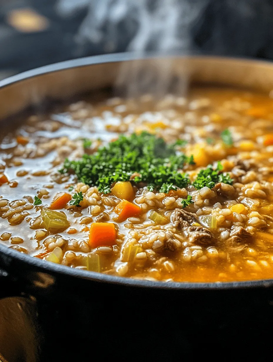 Hearty Beef and Barley Soup: A Comforting Classic for Every Table