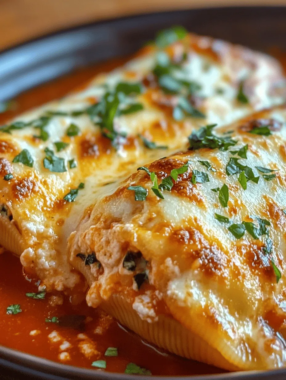 Garlic and Spinach Stuffed Pasta Shells: A Comforting Recipe for Any Occasion