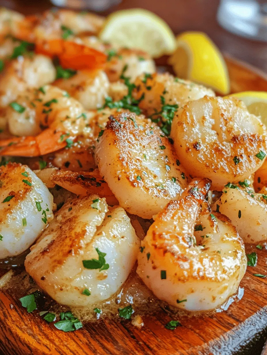 Garlic Butter Scallops &#038; Shrimp: A Culinary Delight