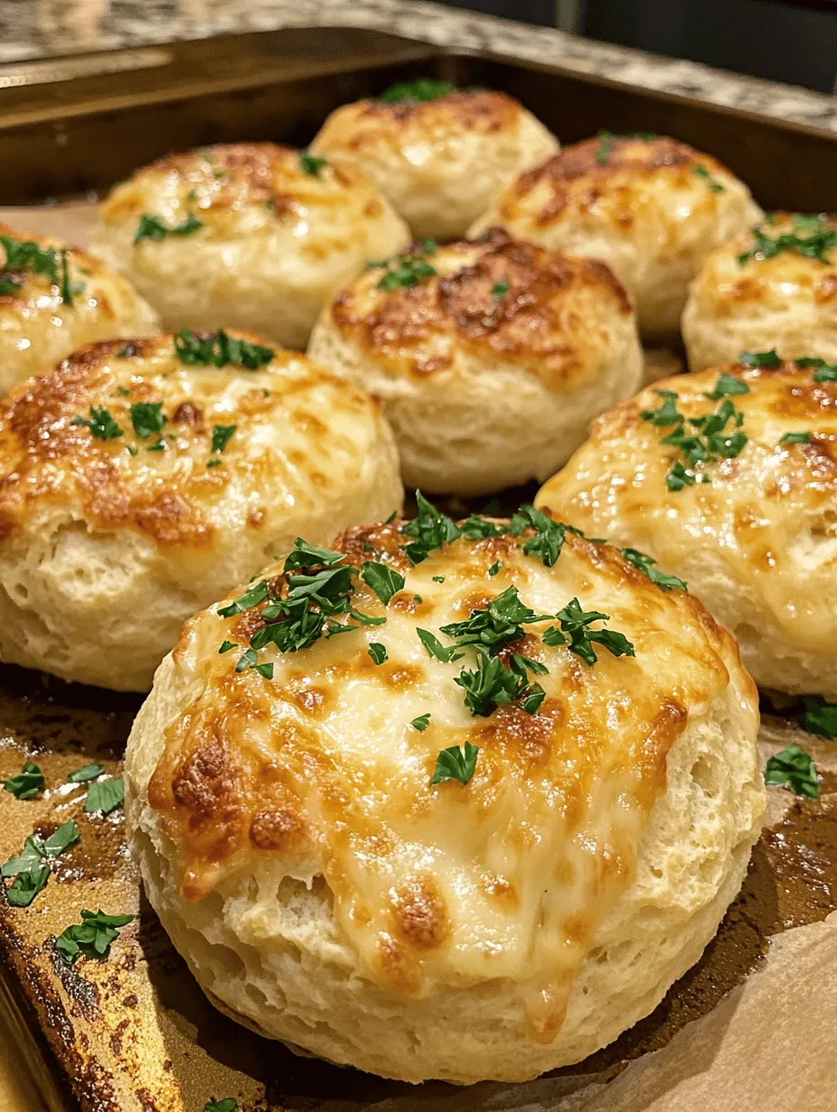 Cheesy Garlic Biscuit Bombs: A Delectable Treat for Every Occasion