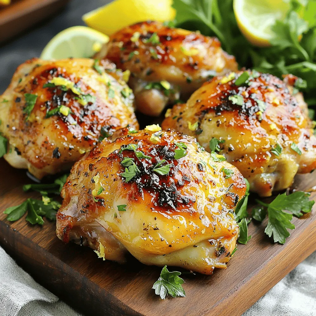 Zesty Lemon Garlic Air Fryer Boneless Chicken Thighs: A Flavorful Delight