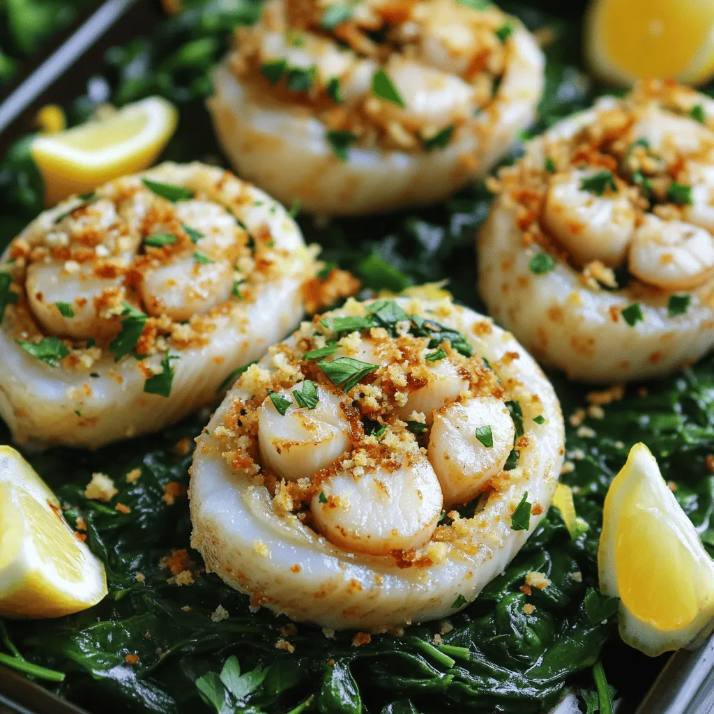 Decadent Stuffed Sole with Scallops &#038; Crabmeat Recipe